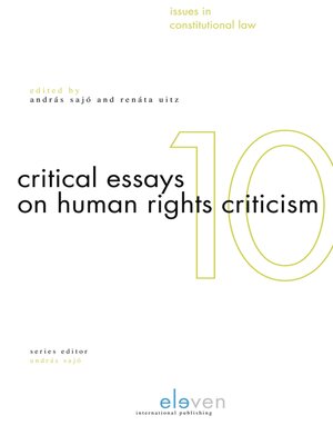 cover image of Critical Essays on Human Rights Criticism